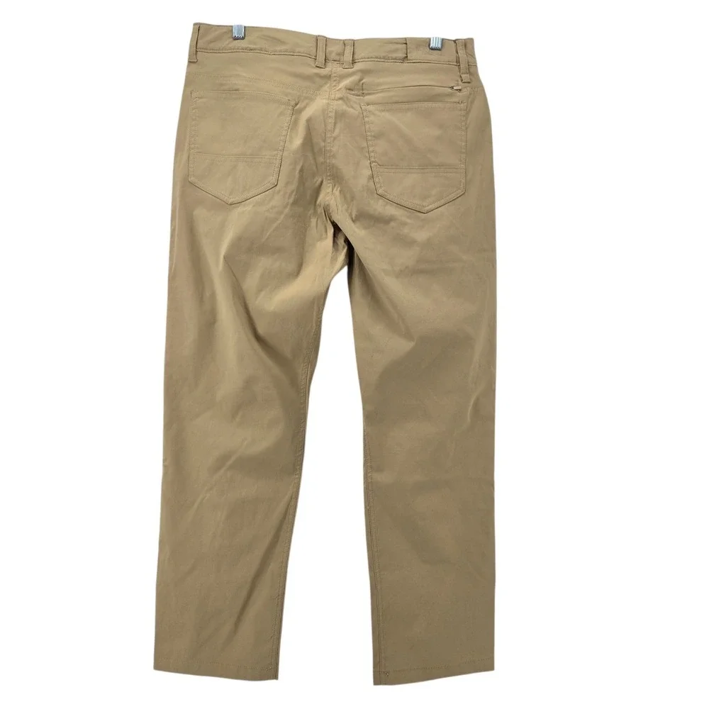 The North Face Pants Mens 34 Short Sprag 5 Pocket Khaki Stone UV Water Repellent